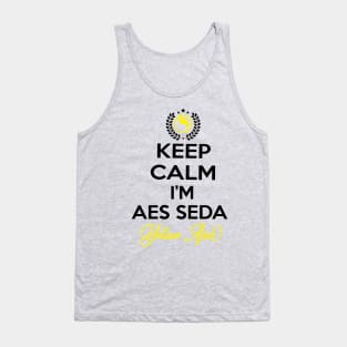 Keep calm im aes sedai  yellow ajah - tar avalon - the Wheel of Time Tank Top